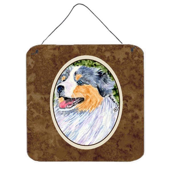 Micasa Australian Shepherd Aluminium Metal Wall Or Door Hanging Prints MI751981